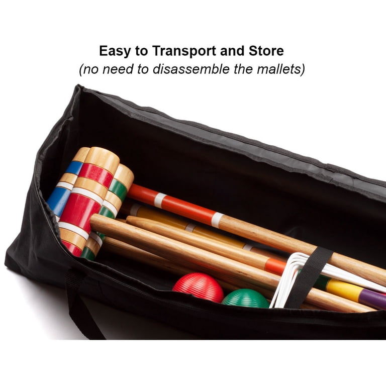 GSE Deluxe 6-Player Croquet Set with Carrying Bag photo 2