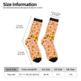 thumbnail image 2 of Picia Plaid Sunflower Print Athletic Socks for Men & Women – Cushioned Moisture-Wicking Crew Socks for Sports, Running, and Training, Soft & Breathable Size 5-11, 2 of 6