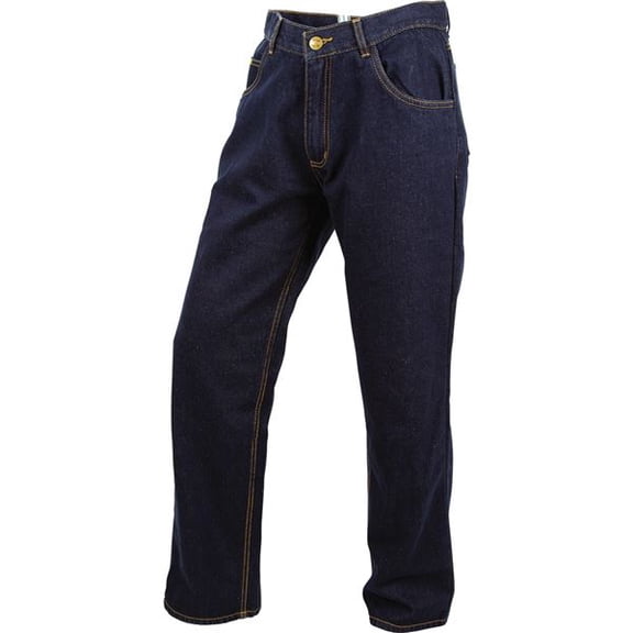 ScorpionExo Covert Jeans Men's Reinforced Motorcycle Pants (Blue, Size 32)