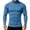 Light Blue, variant on Men's Mock Neck Thermal Undershirt, Solid Color Half High Neck Long Sleeve Fitted Thin Undershirt, For Home Relaxation Sky Blue XXXL