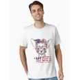 thumbnail image 3 of Cute Chihuahua Merica Patriotic Dog Lover Graphic T-Shirt, Funny Dog Lover Shirt, 3 of 3