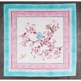 thumbnail image 2 of Vargottam Collection de Luxe Table à Dîner en Lin Décor Serviette en Coton Tissu Imprimé Serviettes Réutilisables Ensemble de 4, 20 Pouces X 20 Pouces - Oiseau & Floral, 2 of 6