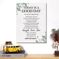 thumbnail image 3 of Canvas Wall Art Inspirational Today is a Good Day Quote Canvas Print Painting Home Wall Decor Framed Gift 12x15 Inch, 3 of 5