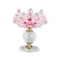 thumbnail image 2 of Candelabros de cristal de loto para decoración del hogar, candelabros votivos, regalo de boda Rosado, 2 of 9