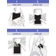thumbnail image 2 of Nueva cartera adhesiva 3 en 1 para cualquier funda de teléfono | Único: Spandex + Se monta en imanes + Bolsillo doble + Correa para el dedo + Bloque RFID - Adhesivo 3M fuerte + Magnético (Negro, 1 pa Namotu HMFJ014, 2 of 7