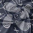 thumbnail image 5 of Ambesonne Nautical Valance Pack of 2, Shapes Anchor Motifs Art, 54"X12", Dark Blue Grey and White, 5 of 5