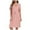 A-Pink1316, variant on Wxolcjlv Women's Loose Midi Dress Short Sleeve V Neck Home Rest Nightdress