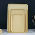 thumbnail image 3 of LLQkigsxse Petits Plats en Verre pour Cuisson Options de Tailles Multicolores Multiples Utilisation Plateau de Service Grande Capacité Plateau de Rangement Pratique de Qualité Alimentaire pour la Maison Pâtisserie Déformée Antichoc P, 3 of 3