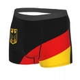 thumbnail image 4 of Male Fashion German Flag Underwear Coat of Arms of Germany Boxer Briefs Stretch Shorts Panties Underpants, 4 of 7