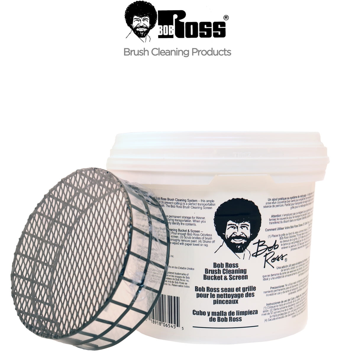  Bob Ross R6545 Cleaning Bucket & Screen-White