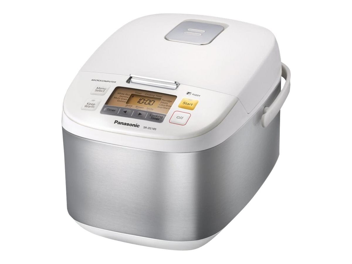 Panasonic SR-ZG185 - Rice cooker - 1.9 qt - 775 W - stainless steel ...