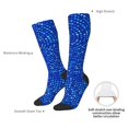 thumbnail image 4 of Balery Blue Circles Mosaic Calcetines novedosos Calcetines deportivos Calcetines hasta la rodilla Calcetines de algodón Calcetines originales y geniales, 4 of 6