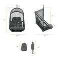 thumbnail image 5 of Greemotion Breeze Outdoor Foldable Mesh Fabric Egg Swing in Dark Gray, 5 of 5