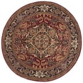 thumbnail image 2 of SAFAVIEH Classic Roderick Oriental Wool Area Rug, Red/Navy, 6' x 6' Round, 2 of 10