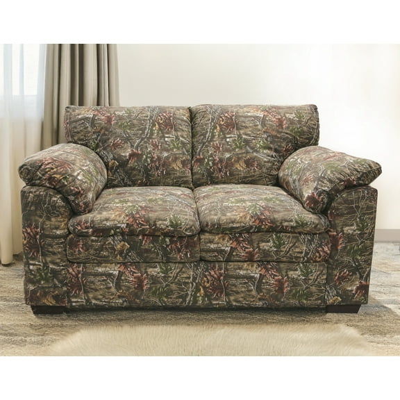 American Furniture Classics Model 8-020-A452V3 Loveseat in Superflauge Camo Fabric