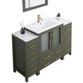 thumbnail image 5 of Vanity Art 54" Single Sink Freestanding Bathroom Vanity Set with Ceramic Top and Mirror, 5 of 9
