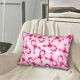 thumbnail image 3 of Disketp Breast Cancer Ribbons Awareness Satin Pillowcase For Hair And Skin - Satin Pillow Cases Standard Size 20x30 Inches With Zipper,Gifts For Women Men, 3 of 8