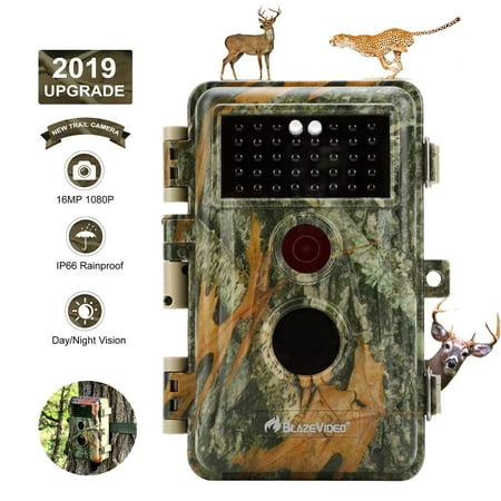 Game Camera & Deer Hunting Trail Cam with Night Vision 16MP 1080P Video No Flash 940nm Infrared Waterproof with Motion Activated Wildlife Tracking & Home Security Time Lapse and Photo & Video (Best Flash Games Of All Time)