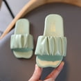 thumbnail image 2 of Summer Girls Solid Color Beach Slippers Soft Sole Casual Shoes for Indoor and Outdoor, 2 of 6
