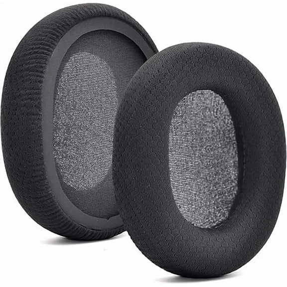 Arctis 3/5 / 7/9 Replacement Black Fabric Ear Pads Cushion Compatible with SteelSeries Arctis 3 / Arctis 5 / Arctis 7 Arctis 9 / Arctis 1 / Arctis pro Lossless Wireless Gaming Headset Headphone