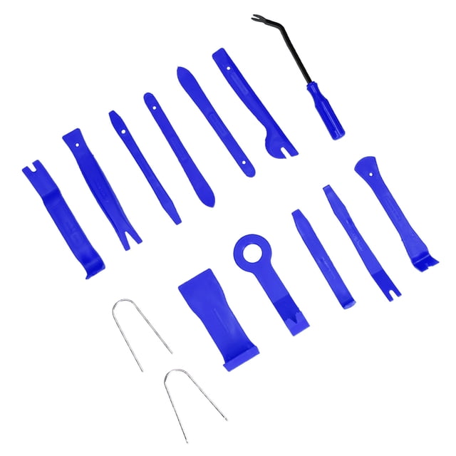 14Pcs Auto Removal Tool Trim Pry Repair Set Kit Door Panel Navigation Audio Modification Disassembly Tool, Dent Removal Tools