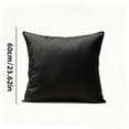 thumbnail image 2 of Decorative Throw Pillow Covers Square Soft Cushion Cases, Solid Farmhouse Coastal Pillow Shams for Sofa Couch Bed Chair, Indoor Outdoor Patio Garden Home Decor 24x24 Inch, 2 of 3