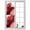 Red, variant on Red Marble Window Privacy Film, Modern Ombre Abstract Ink Painting Art Static Cling UV Sun Blocking Heat Control Window Tint Day and Night, Non-Adhesive One Way Windows Privacy Cover 29.5''x78.7''