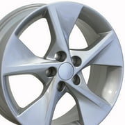 18x7.5 Wheel Fits Lexus, Toyota - Toyota Camry Style Silver Rim, , Hollander 69505