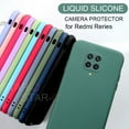 thumbnail image 2 of New Liquid Silicone Phone Case For Xiaomi Redmi Note 9 pro note9 9s Original Luxury Camera Protector Soft Back Cover Coque JK Camellia red redmi note 9 pro, 2 of 6