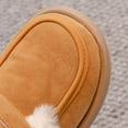 thumbnail image 4 of Otqutp Kids Furry Warm Ankle Boots Boys Girls Winter Cozy Fleece Plush Fuzzy Faux Fu𝗿 Collar Platform Snow-proof Booties, 4 of 8