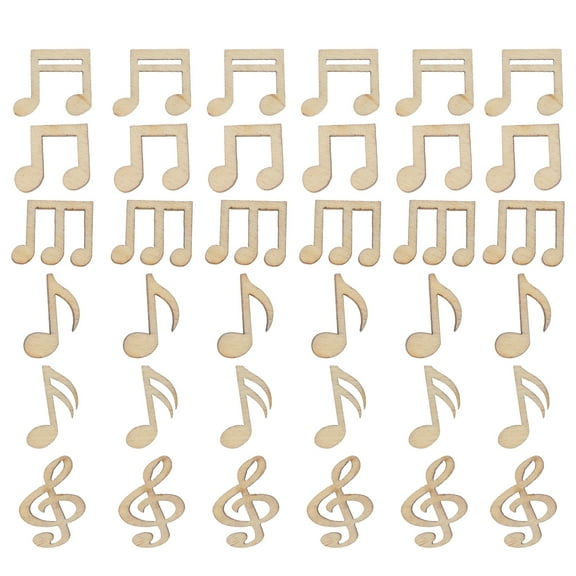 ORDDIART Note Wood Embellishment Natural Wood 200Pcs For Diy Decoration And Drawing Board