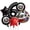 6, variant on Geemin Spacious 40 Inch Racing Theme Aluminum Foil Balloon Set Crafted for Lively Event Decorations in Birthdays Holidays Gatherings
