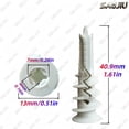 thumbnail image 6 of High-Strength Hardened Nylon Self-Drilling Expansion Anchors—Drill-Free, Three-In-One Tip Design for Door Frames, Shelves, Picture Frames, And Home Hardware, Fasteners, Bolts,Home Repair Tool Kits, 6 of 11