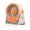 Orange, variant on Sktrjpolfis Adjustable Tilt Desk Electric Fan, USB-C Quiet Personal Cooling for Office Dorm Bedroom