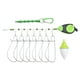 thumbnail image 4 of Encordador de pesca portátil con 7 broches de acero inoxidable y hebilla de seguridad para peces vivos Grande, 4 of 9