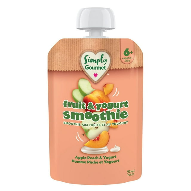 Simply Gourmet Apple Peach & Yogurt Smoothie
