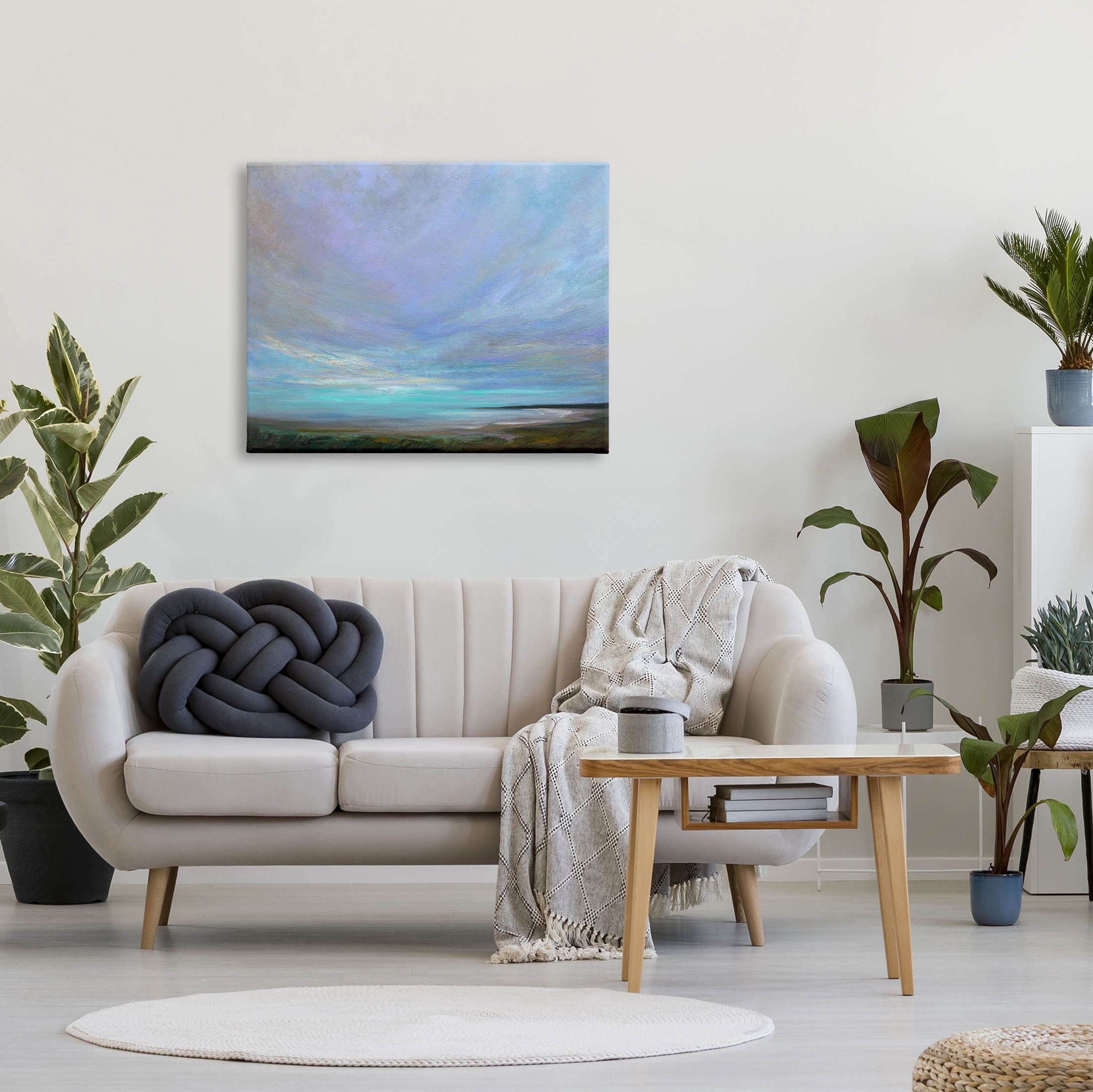 Stupell Industries Vast Panoramic Sky Horizon Painting Gallery Wrapped Canvas Print Wall Art, Design by Sheila Finch