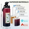 thumbnail image 2 of 18oz Kids Water Bottles Stainless-Steel - Metal Water Bottle Keep Cold 48-Hrs Hot 24-Hrs,Insulated Water Bottle with Straw/Spout Lids,Wide Mouth Flasks for Sports, 2 of 9