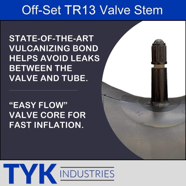 Buy 2x Inner Tube 13 x 5.00 - 6 Bent Stem Valve (TR87) - Australia