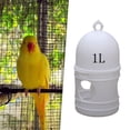 thumbnail image 2 of 1L Water Dispenser Water Pot Container Birds Waterer Pet Drinker Creative White, 2 of 8