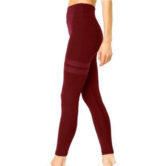 Ashton Leggings  -  Maroon - Small