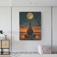 thumbnail image 6 of Xecao Sunset Prairie Meditating Horse for Ready-to-Hang Canvas Art 12x16 Inches - Waterproof HD Print Solid Wood Frame for Gifting,Vertical, 6 of 8