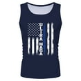 thumbnail image 2 of Caqnni 4th of July Tank Tops Mens American Flag Shirts 1776 Independence Day Patriotic Workout Muscle Tank Tops for Men(Navy,3XL), 2 of 4