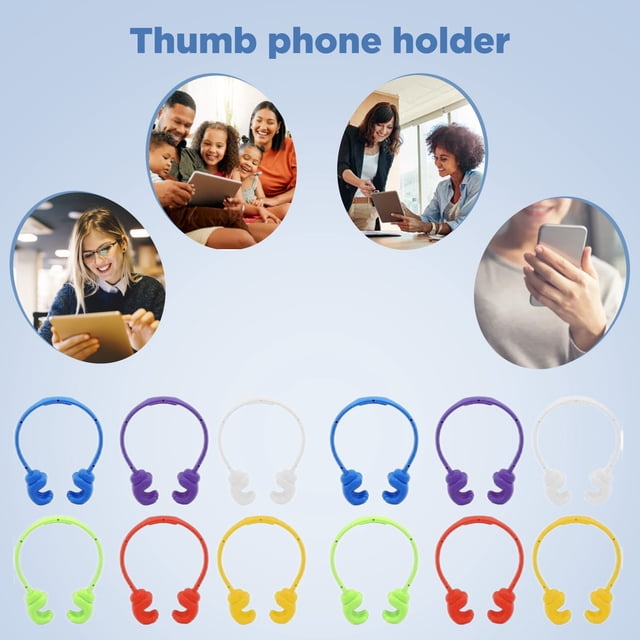 4/6/12 Uds. Soporte para teléfono móvil pulgar arriba portátil regalo de Navidad accesorios para teléfono JShteea El nuevo