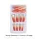 thumbnail image 3 of Juego de prensa de punta francesa Minnieouse Gradient Extra Long Fashion Full Cover Ballerina Salon Kit 24 piezas, 3 of 6