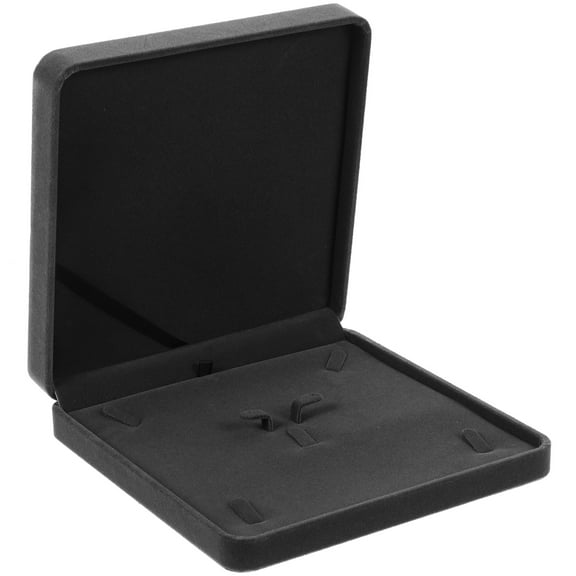 Houderco Jewelry Box Velvet 4-Pcs Set 7.4x7.4x1.6In