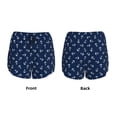 thumbnail image 3 of Cauagu Nautical Themed Simple Anchors Print Women's 2 in 1 Running Shorts Athletic Workout Gym Yoga Shorts Running Shorts for Women-XX-Large, 3 of 7