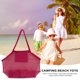 thumbnail image 2 of Bolsa plegable para deportes de natación, bolsa de playa para almacenamiento de juguetes para niños al aire libre (rojo) Likrtyny Deportes al aire libre Salida diaria Juego de fiesta, 2 of 8