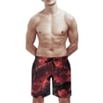 thumbnail image 6 of Attack On Titan Men's Swim Trunks Board Shorts Drawstring Elastic Waist Quick Dry Swimsuits Beach Shorts with Pockets M, 6 of 8
