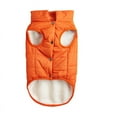 thumbnail image 4 of Zhuge Windproof Dog Winter Jacket Dog Coat Warm Dog Vest Cold Weather Pet Apparel with 2 Layers Fleece Lined for Small Medium Large Dogs (S, Orange), 4 of 4